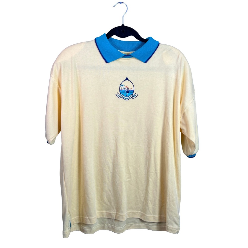 Vintage Northern Isles Golf Shirt 90s Women's XL Preppy Grandmacore